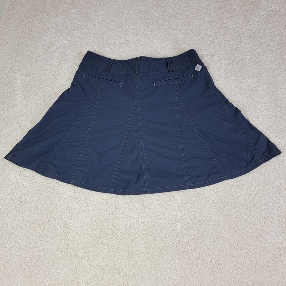 Sahalie Navy Blue Transport Pickleball Outdoor Active Flare Skirt/Skort Sz 14 - Picture 3 of 12